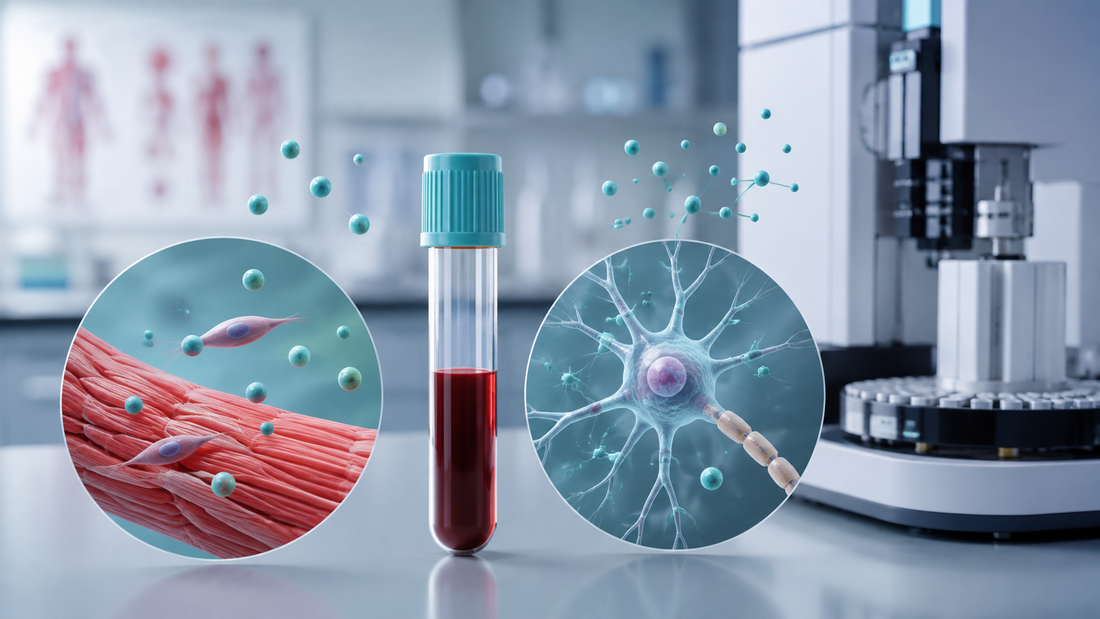 Klinische Labordarstellung zur Diagnostik eines Magnesiummangels
