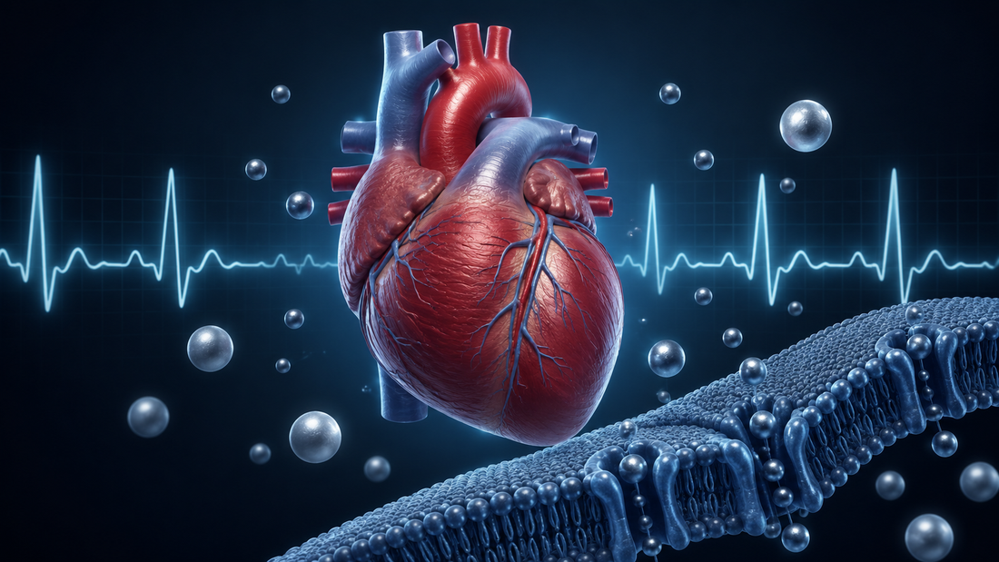 Wissenschaftliche Illustration zu Magnesium und Herzrhythmus