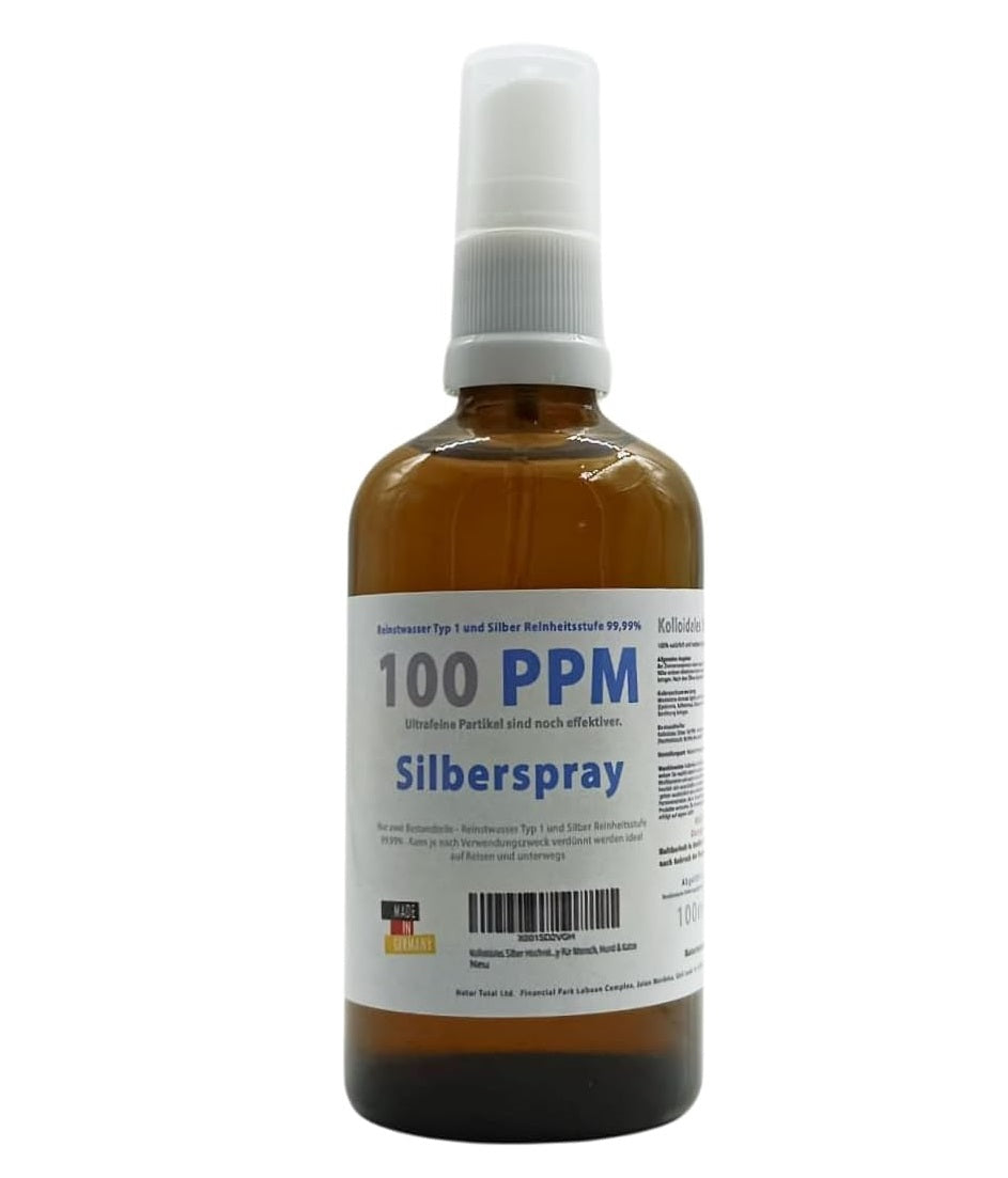 Natur Total Kolloidales Silber Spray 100 ppm – 100 ml