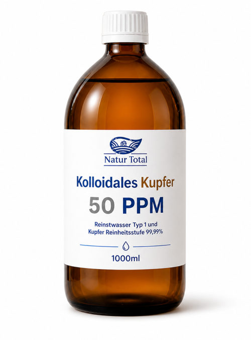 Natur Total Kolloidales Kupfer 50 ppm – 1000 ml